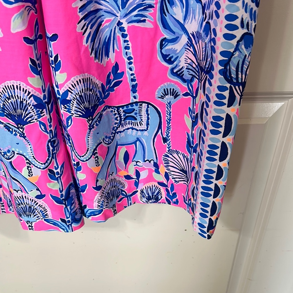 Lily Pulitzer Pink Isle Slathouse Jungle Bal Harbour Pants Wide Leg Palazzo - Picture 6 of 11